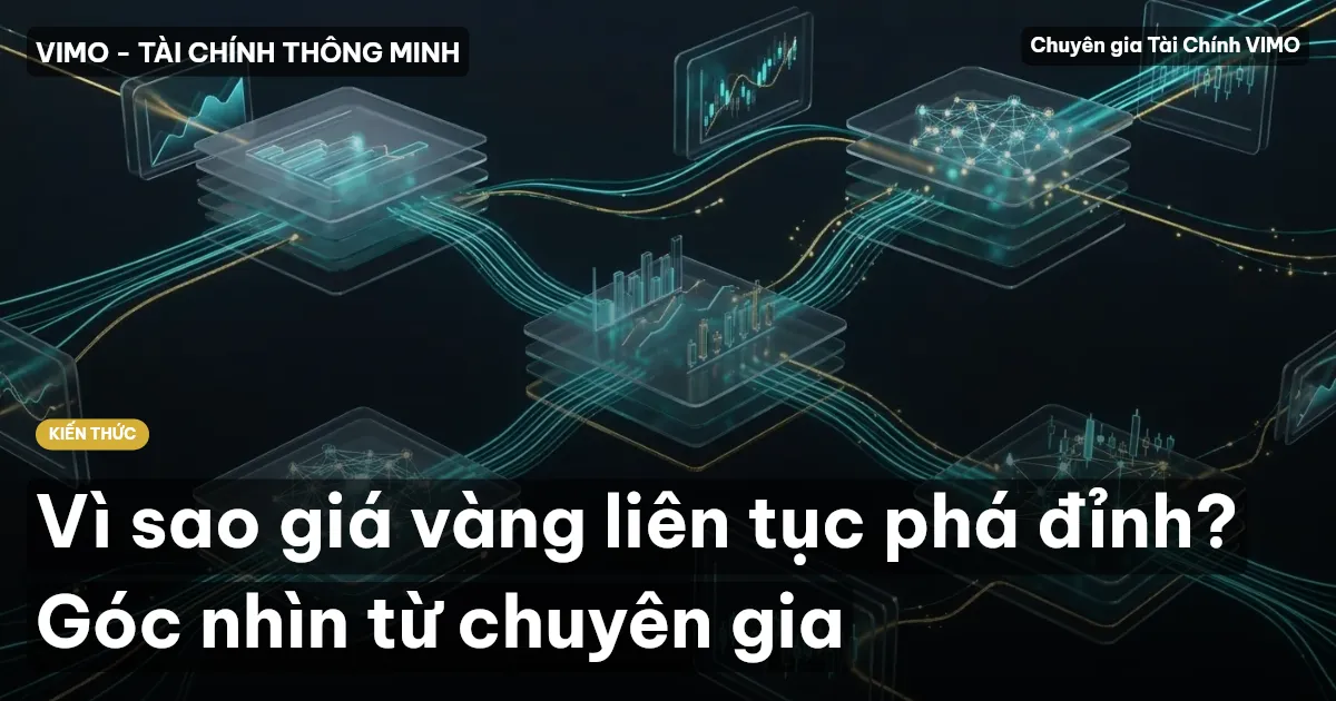 Vì sao giá vàng liên tục phá đỉnh? Góc nhìn từ chuyên gia