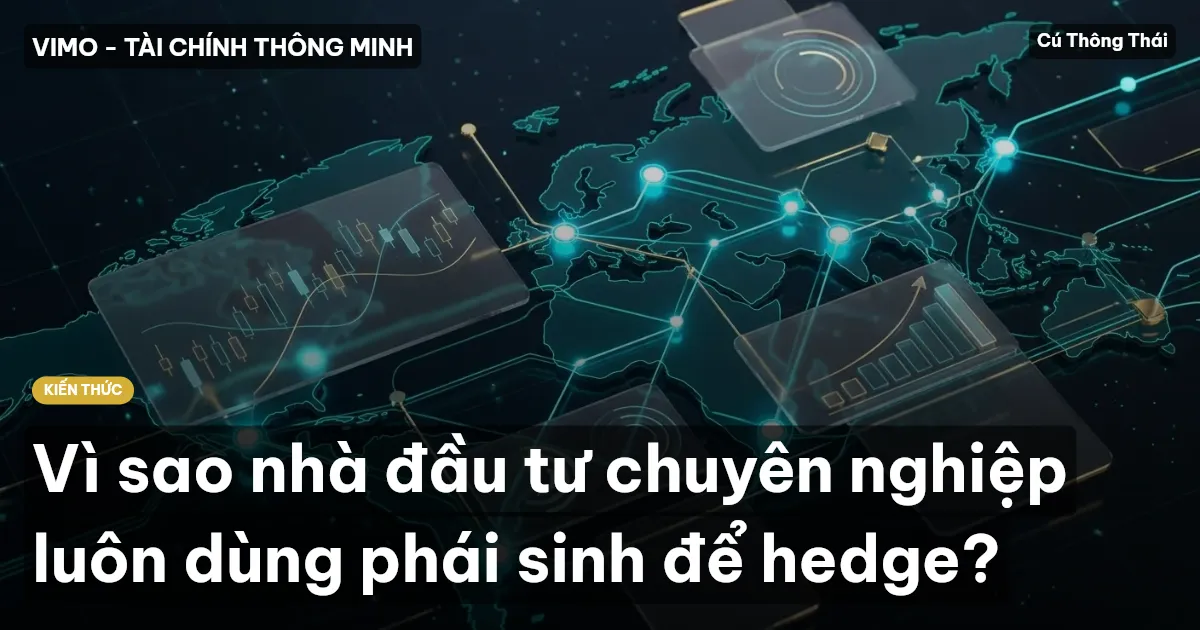 Vì sao nhà đầu tư chuyên nghiệp luôn dùng phái sinh để hedge?