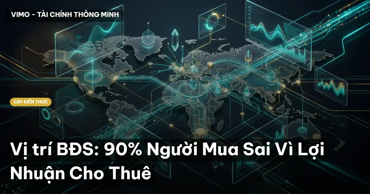 Vị trí BĐS: 90% Người Mua Sai Vì Lợi Nhuận Cho Thuê