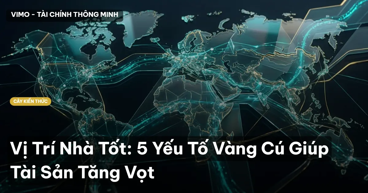 Vị Trí Nhà Tốt: 5 Yếu Tố Vàng Cú Giúp Tài Sản Tăng Vọt