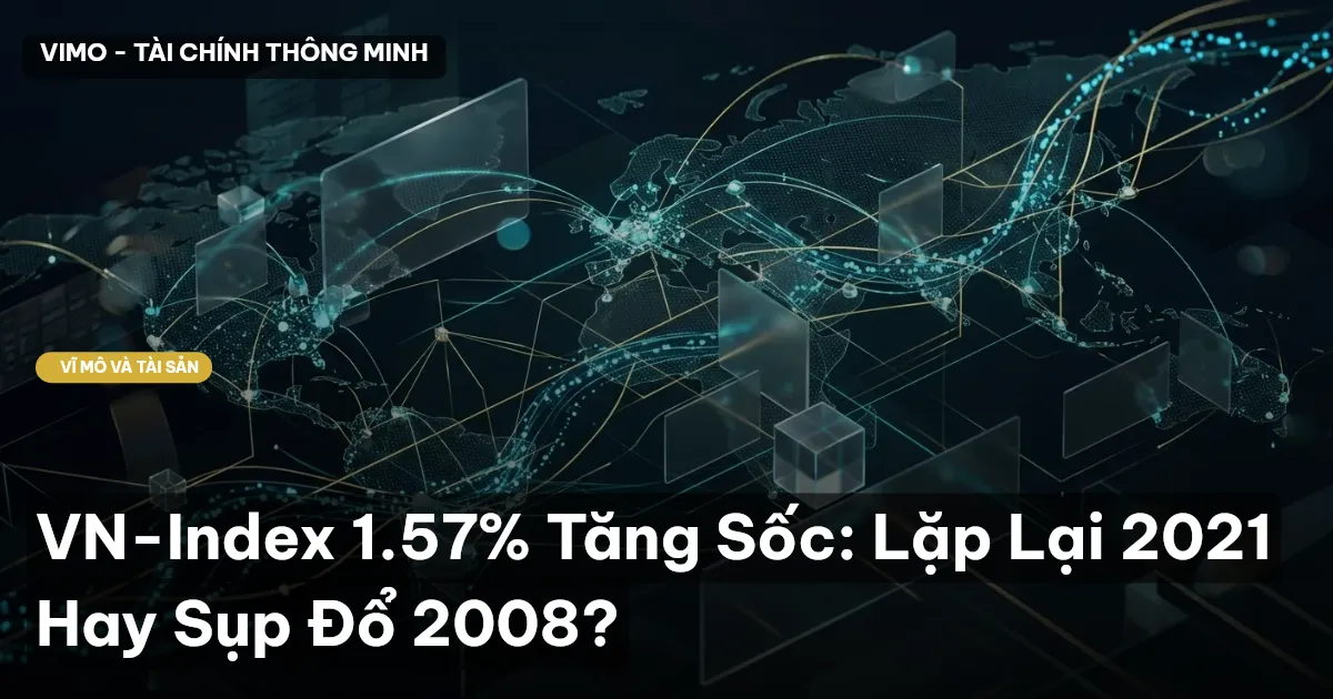 VN-Index 1.57% Tăng Sốc: Lặp Lại 2021 Hay Sụp Đổ 2008?