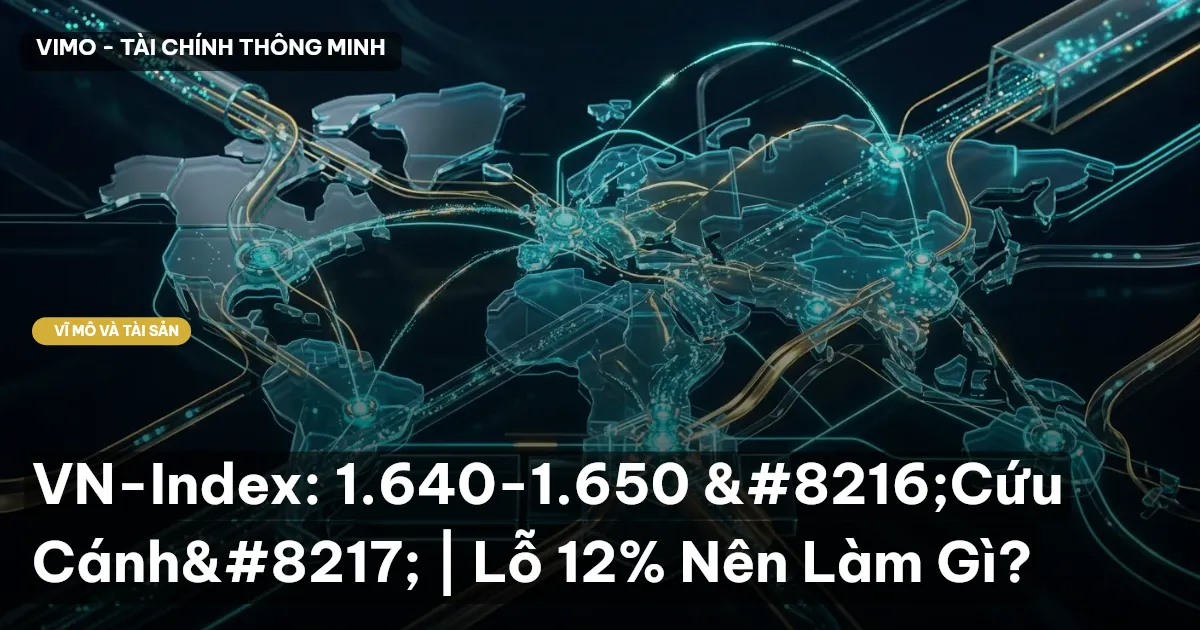 VN-Index: 1.640-1.650 ‘Cứu Cánh’ | Lỗ 12% Nên Làm Gì?