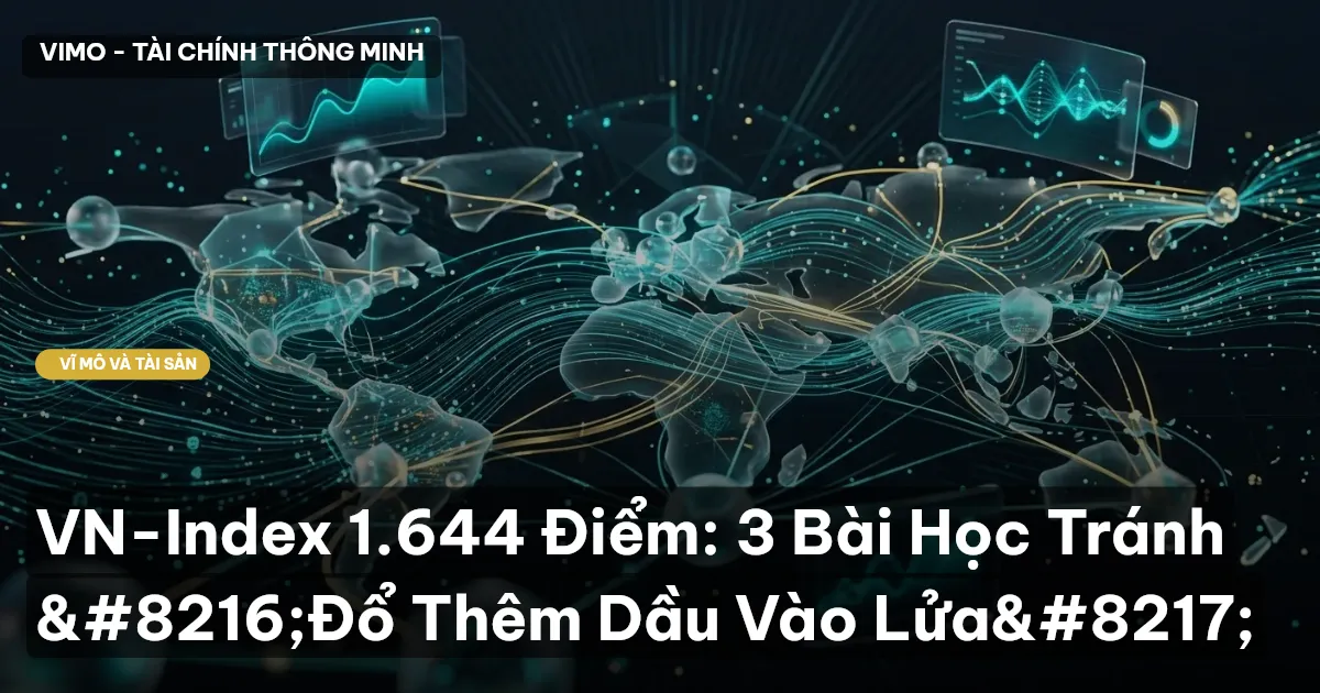 VN-Index 1.644 Điểm: 3 Bài Học Tránh ‘Đổ Thêm Dầu Vào Lửa’
