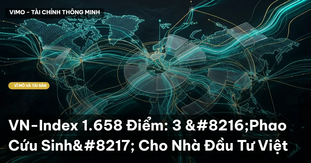 VN-Index 1.658 Điểm: 3 ‘Phao Cứu Sinh’ Cho Nhà Đầu Tư Việt