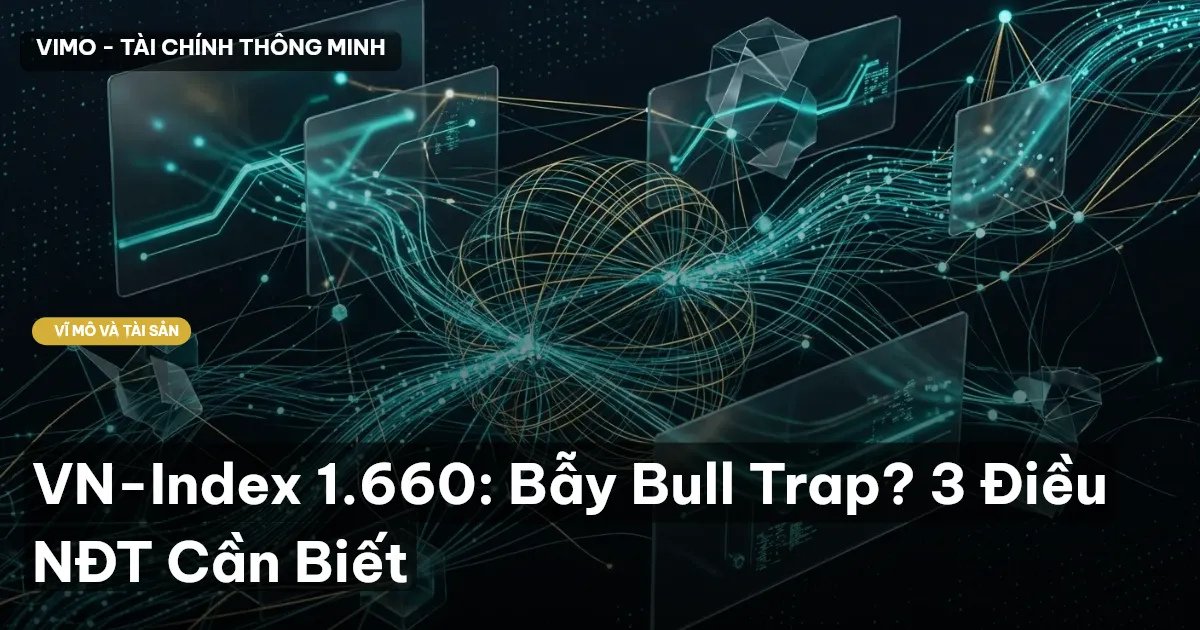 VN-Index 1.660: Bẫy Bull Trap? 3 Điều NĐT Cần Biết