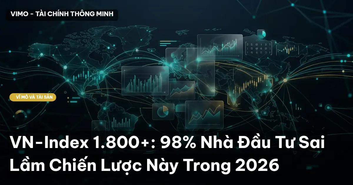 VN-Index 1.800+: 98% Nhà Đầu Tư Sai Lầm Chiến Lược Này Trong 2026