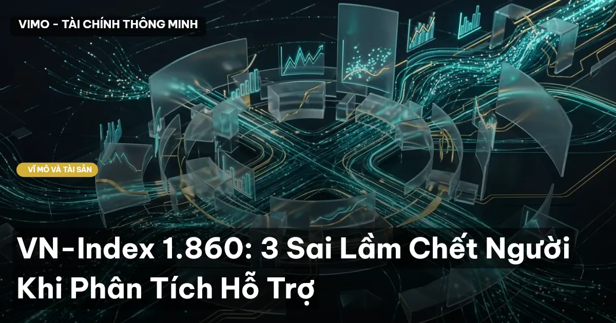 VN-Index 1.860: 3 Sai Lầm Chết Người Khi Phân Tích Hỗ Trợ