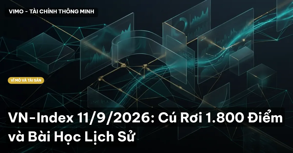 VN-Index 11/9/2026: Cú Rơi 1.800 Điểm và Bài Học Lịch Sử