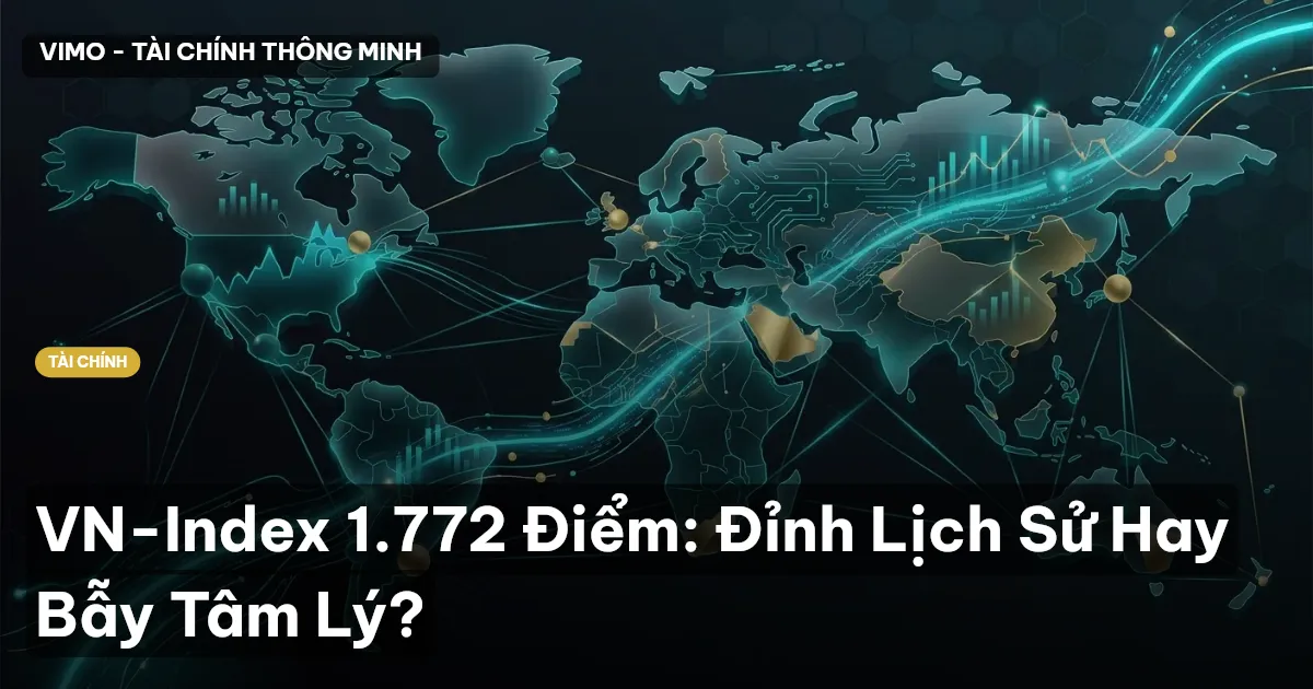 VN-Index 1.772 Điểm: Đỉnh Lịch Sử Hay Bẫy Tâm Lý?