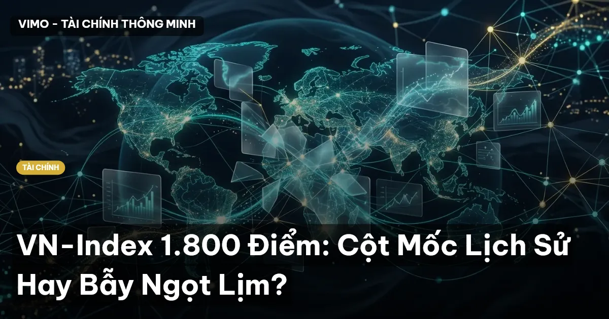 VN-Index 1.800 Điểm: Cột Mốc Lịch Sử Hay Bẫy Ngọt Lịm?