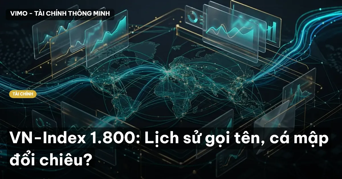 VN-Index 1.800: Lịch sử gọi tên, cá mập đổi chiêu?