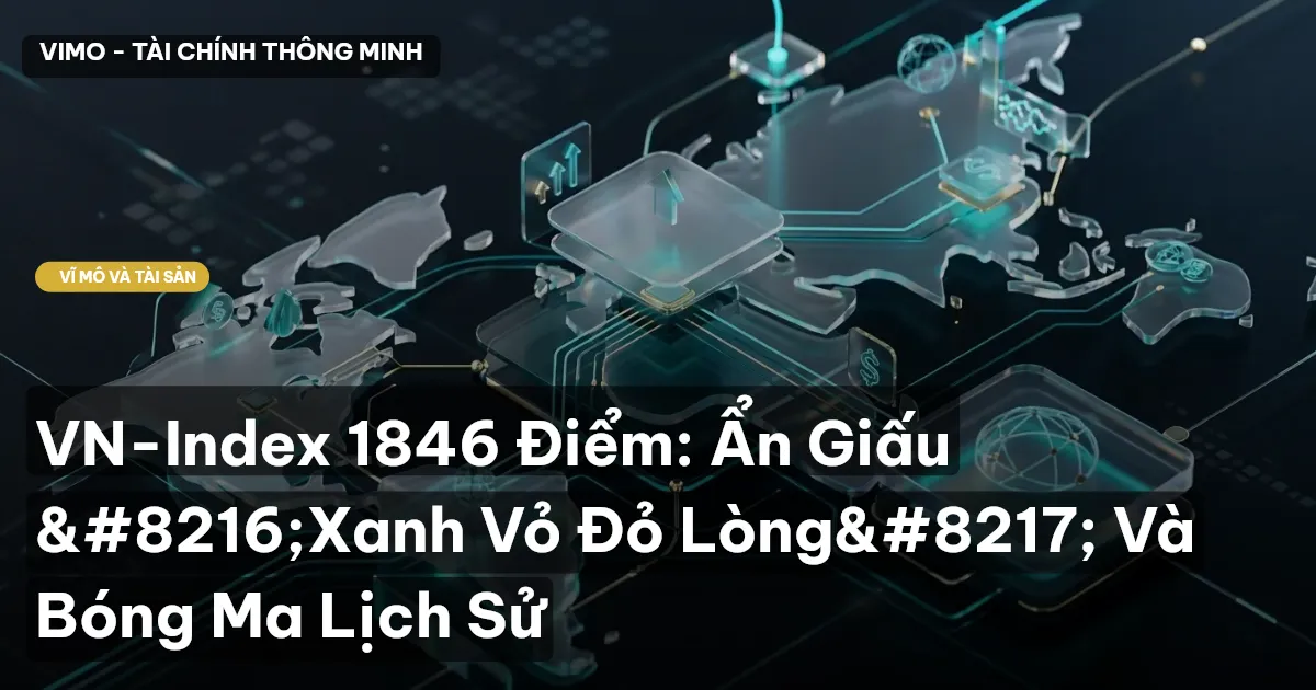 VN-Index 1846 Điểm: Ẩn Giấu ‘Xanh Vỏ Đỏ Lòng’ Và Bóng Ma Lịch Sử