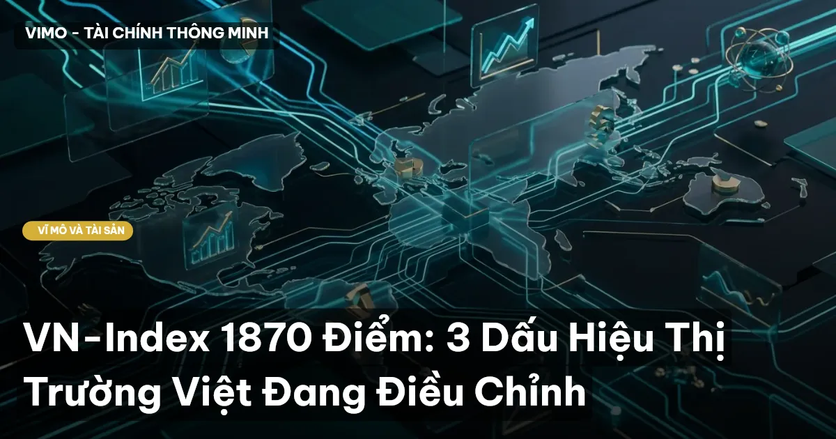 VN-Index 1870 Điểm: 3 Dấu Hiệu Thị Trường Việt Đang Điều Chỉnh