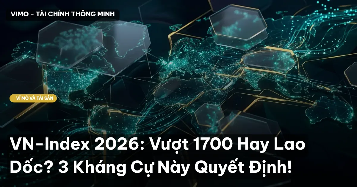 VN-Index 2026: Vượt 1700 Hay Lao Dốc? 3 Kháng Cự Này Quyết Định!