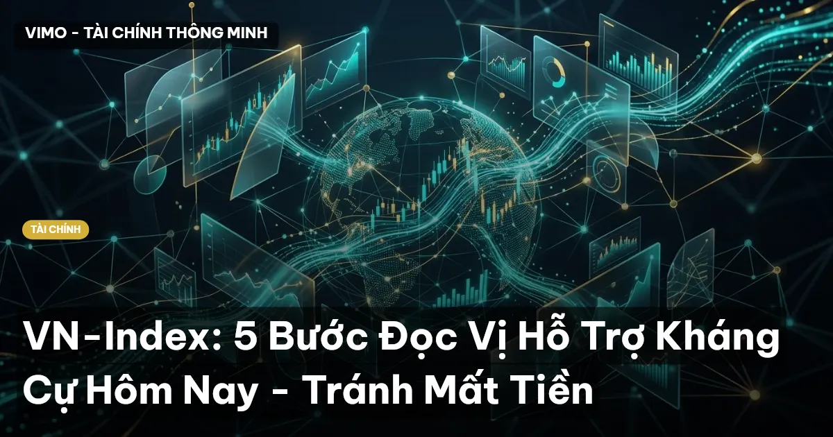 VN-Index hỗ trợ kháng cự