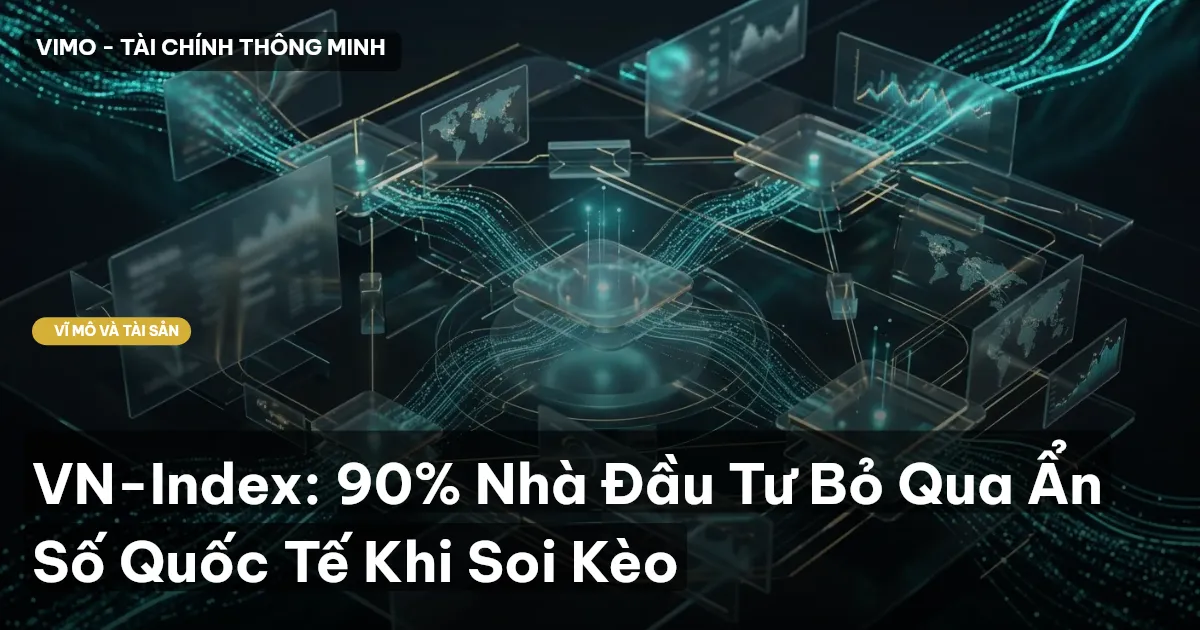 VN-Index: 90% Nhà Đầu Tư Bỏ Qua Ẩn Số Quốc Tế Khi Soi Kèo