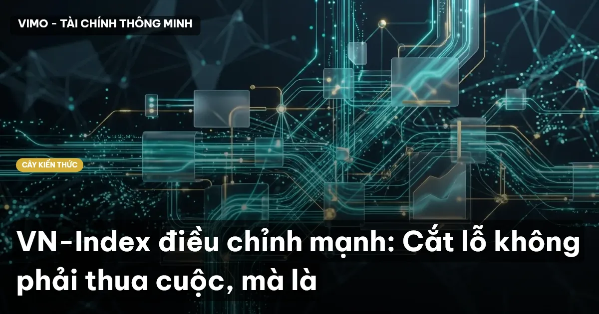 VN-Index điều chỉnh mạnh: Cắt lỗ không phải thua cuộc, mà là