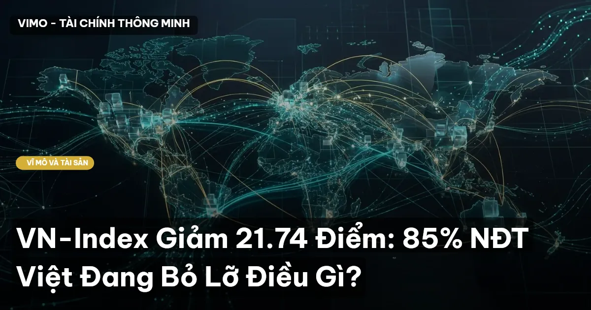 VN-Index Giảm 21.74 Điểm: 85% NĐT Việt Đang Bỏ Lỡ Điều Gì?