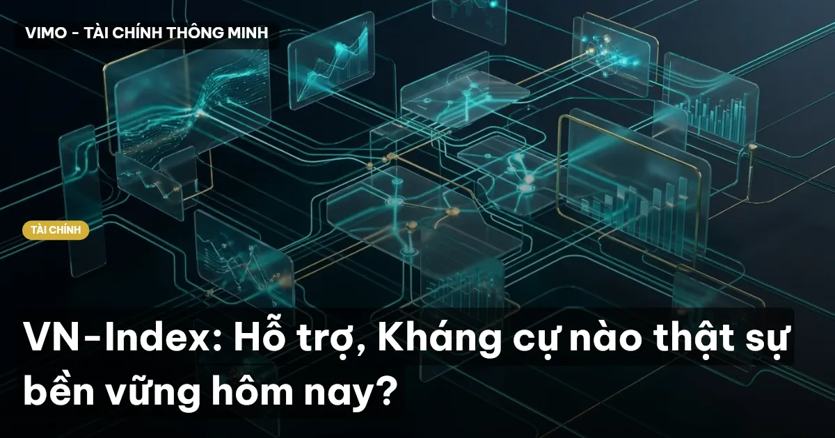 VN-Index: Hỗ trợ, Kháng cự nào thật sự bền vững hôm nay?