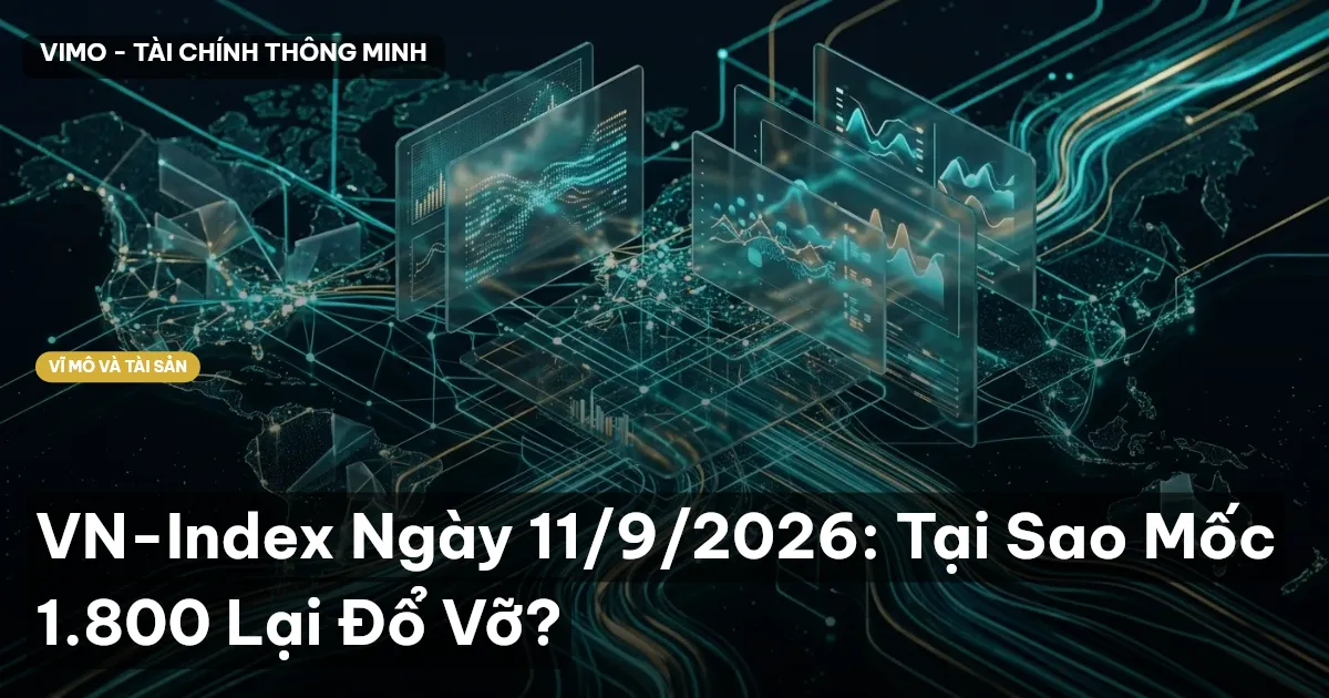VN-Index Ngày 11/9/2026: Tại Sao Mốc 1.800 Lại Đổ Vỡ?