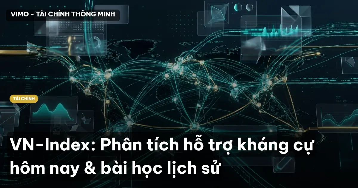 VN-Index: Phân tích hỗ trợ kháng cự hôm nay & bài học lịch sử