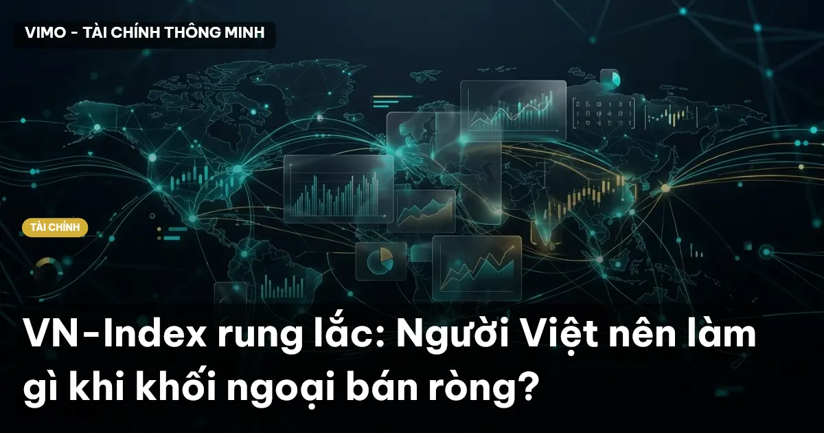 VN-Index rung lắc: Người Việt nên làm gì khi khối ngoại bán ròng?