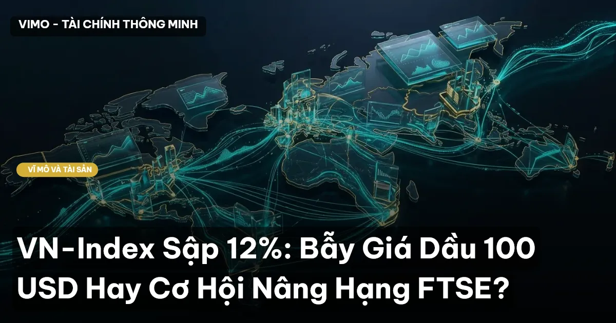 VN-Index Sập 12%: Bẫy Giá Dầu 100 USD Hay Cơ Hội Nâng Hạng FTSE?
