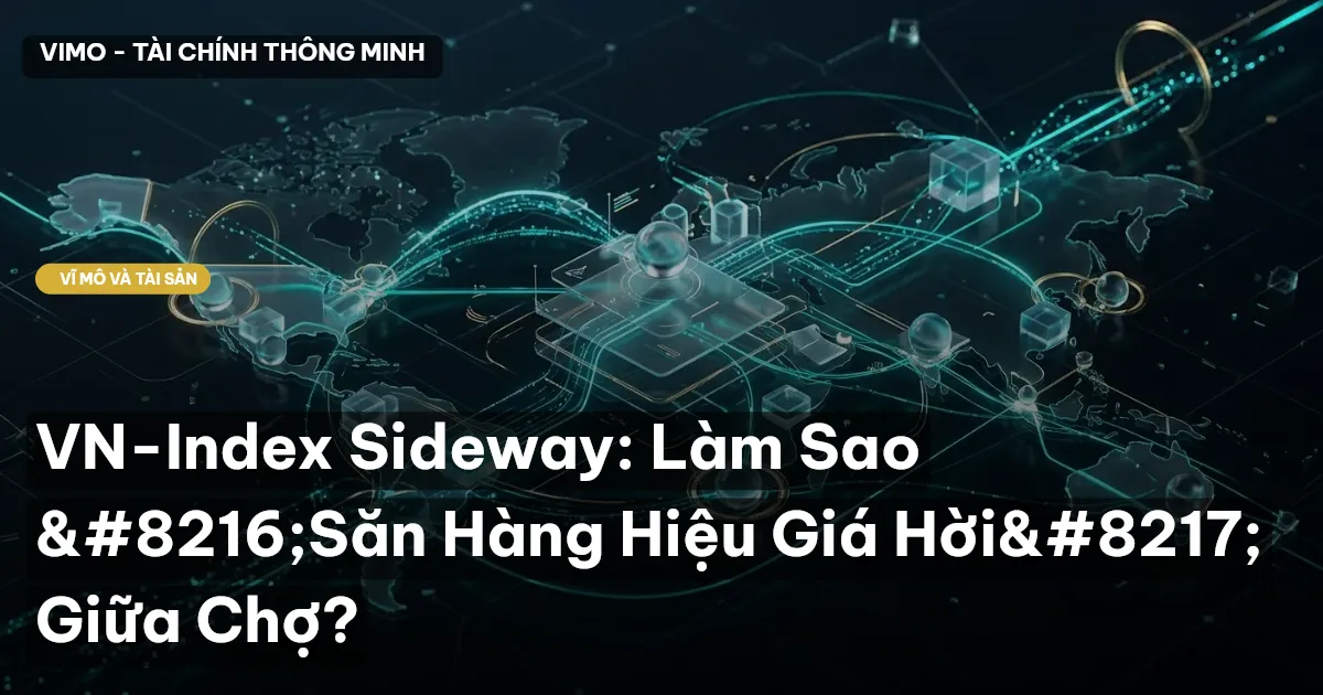 VN-Index Sideway: Làm Sao 'Săn Hàng Hiệu Giá Hời' Giữa Chợ?