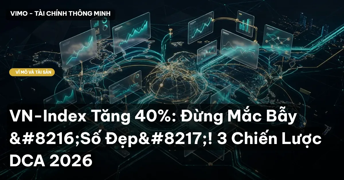 VN-Index Tăng 40%: Đừng Mắc Bẫy 'Số Đẹp'! 3 Chiến Lược DCA 2026