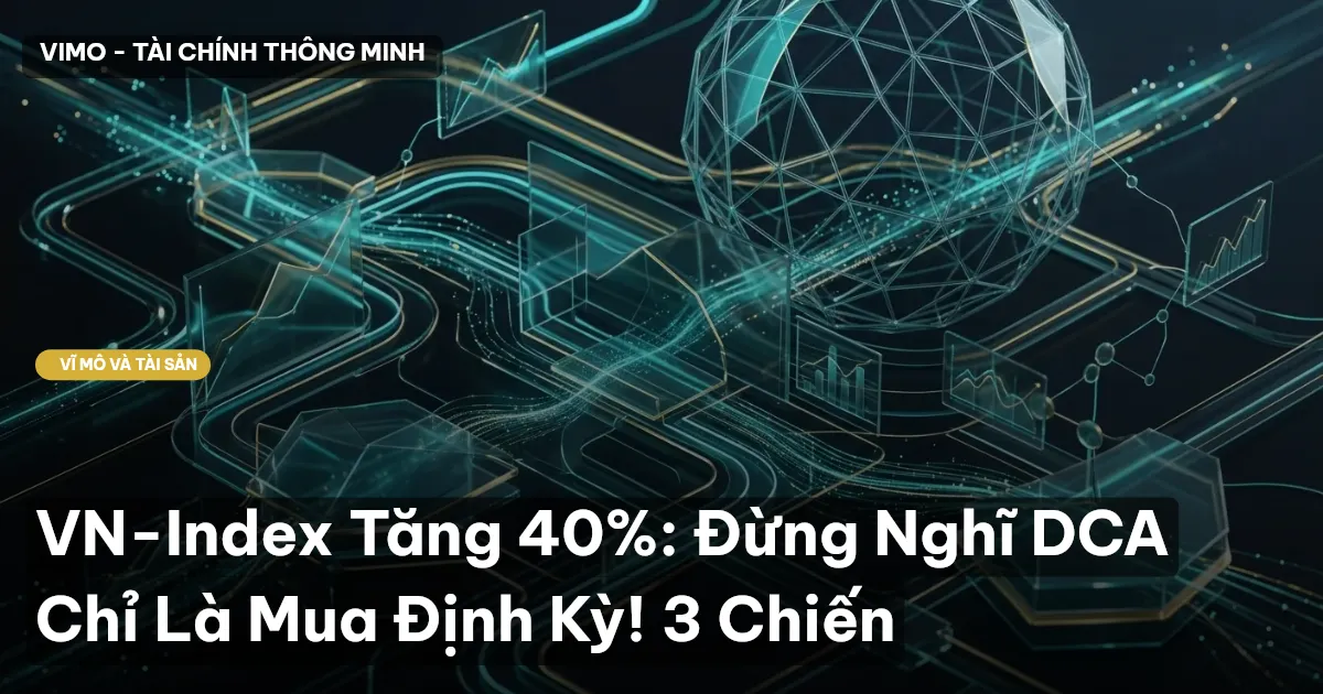 VN-Index Tăng 40%: Đừng Nghĩ DCA Chỉ Là Mua Định Kỳ! 3 Chiến