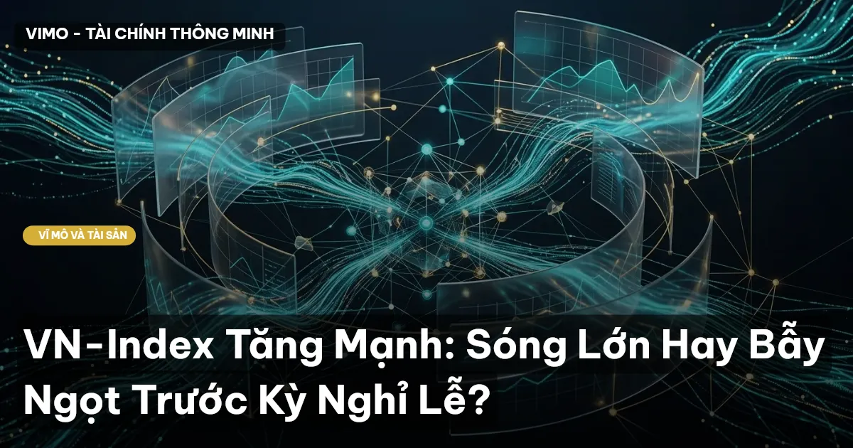 VN-Index Tăng Mạnh: Sóng Lớn Hay Bẫy Ngọt Trước Kỳ Nghỉ Lễ?