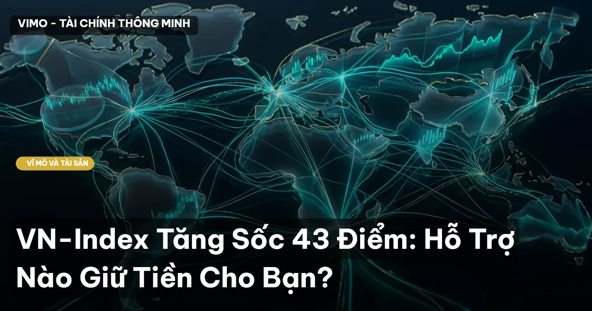 VN-Index Tăng Sốc 43 Điểm: Hỗ Trợ Nào Giữ Tiền Cho Bạn?