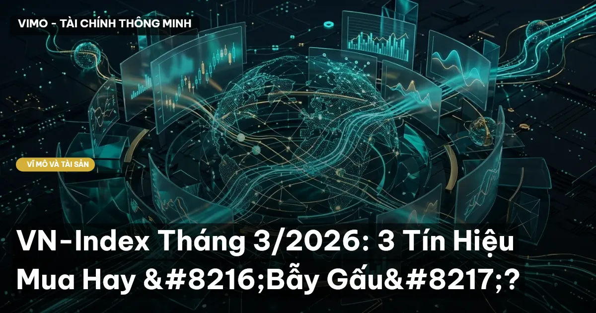 VN-Index Tháng 3/2026: 3 Tín Hiệu Mua Hay ‘Bẫy Gấu’?