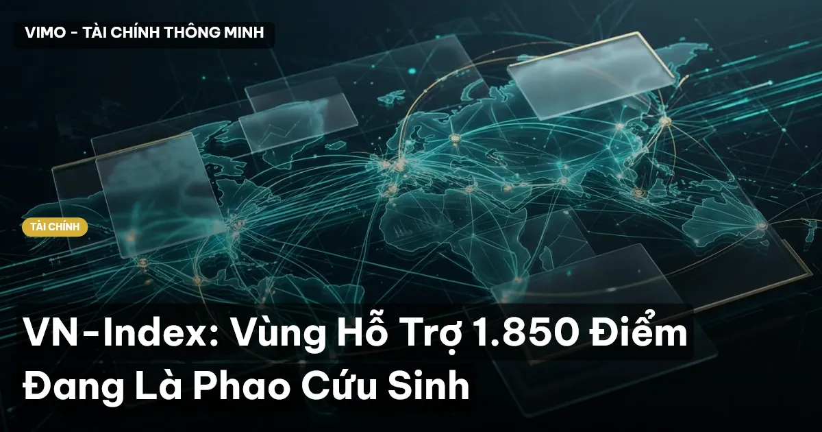 VN-Index: Vùng Hỗ Trợ 1.850 Điểm Đang Là Phao Cứu Sinh