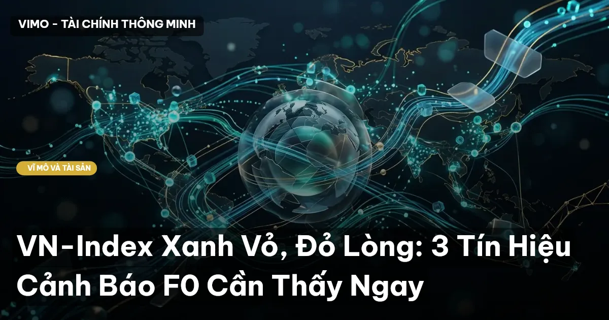 VN-Index Xanh Vỏ, Đỏ Lòng: 3 Tín Hiệu Cảnh Báo F0 Cần Thấy Ngay