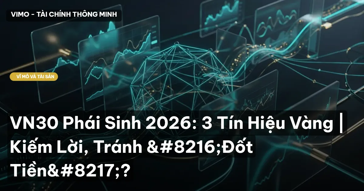 VN30 Phái Sinh 2026: 3 Tín Hiệu Vàng | Kiếm Lời, Tránh ‘Đốt Tiền’?