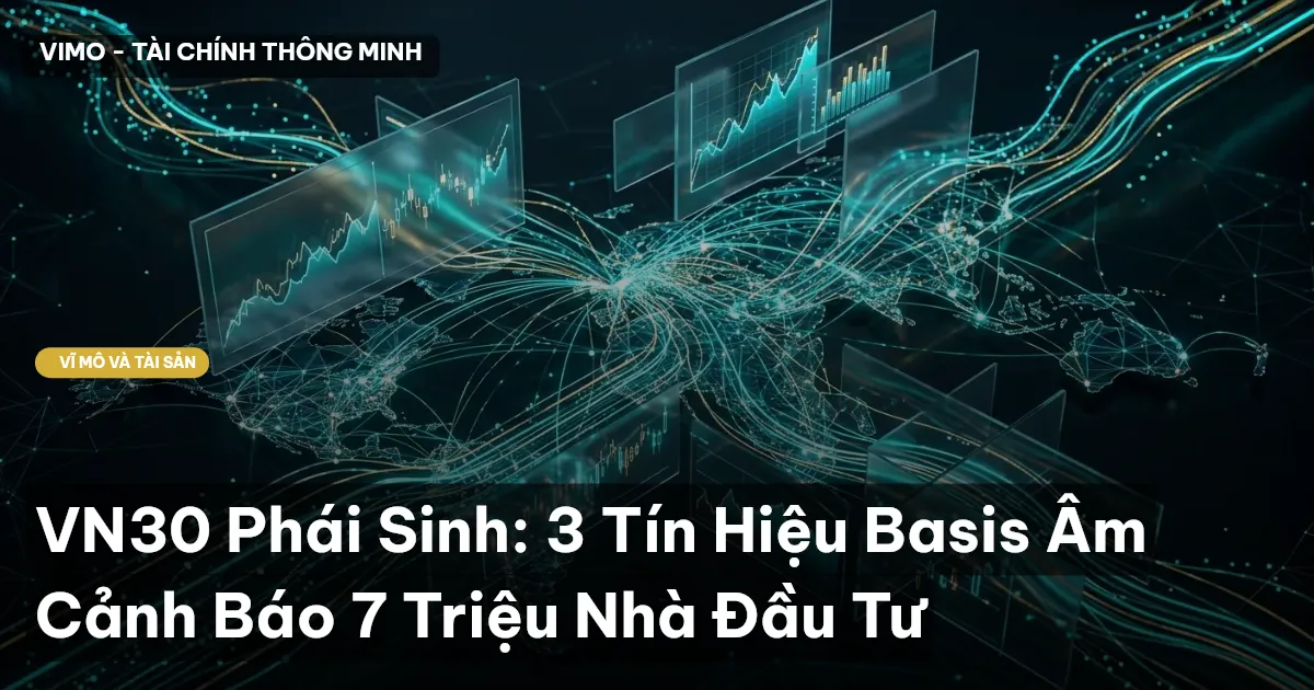 VN30 Phái Sinh: 3 Tín Hiệu Basis Âm Cảnh Báo 7 Triệu Nhà Đầu Tư