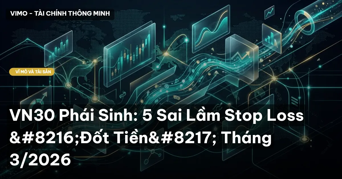 VN30 Phái Sinh: 5 Sai Lầm Stop Loss ‘Đốt Tiền’ Tháng 3/2026