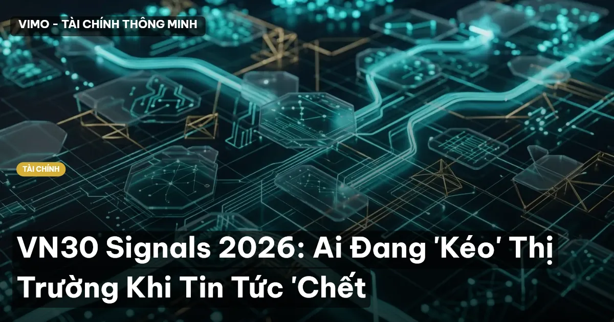 VN30 Signals 2026: Ai Đang 'Kéo' Thị Trường Khi Tin Tức 'Chết