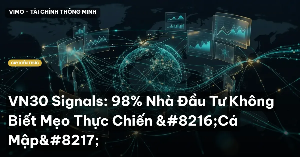 VN30 Signals: 98% Nhà Đầu Tư Không Biết Mẹo Thực Chiến ‘Cá Mập’