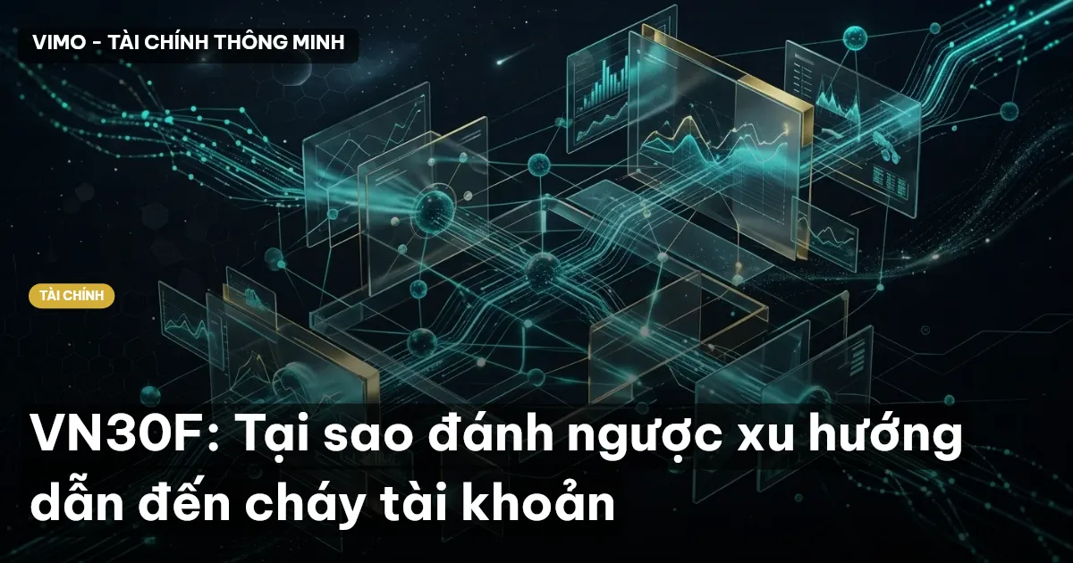 VN30F: Tại sao đánh ngược xu hướng dẫn đến cháy tài khoản