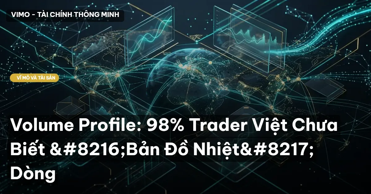 Volume Profile: 98% Trader Việt Chưa Biết ‘Bản Đồ Nhiệt’ Dòng