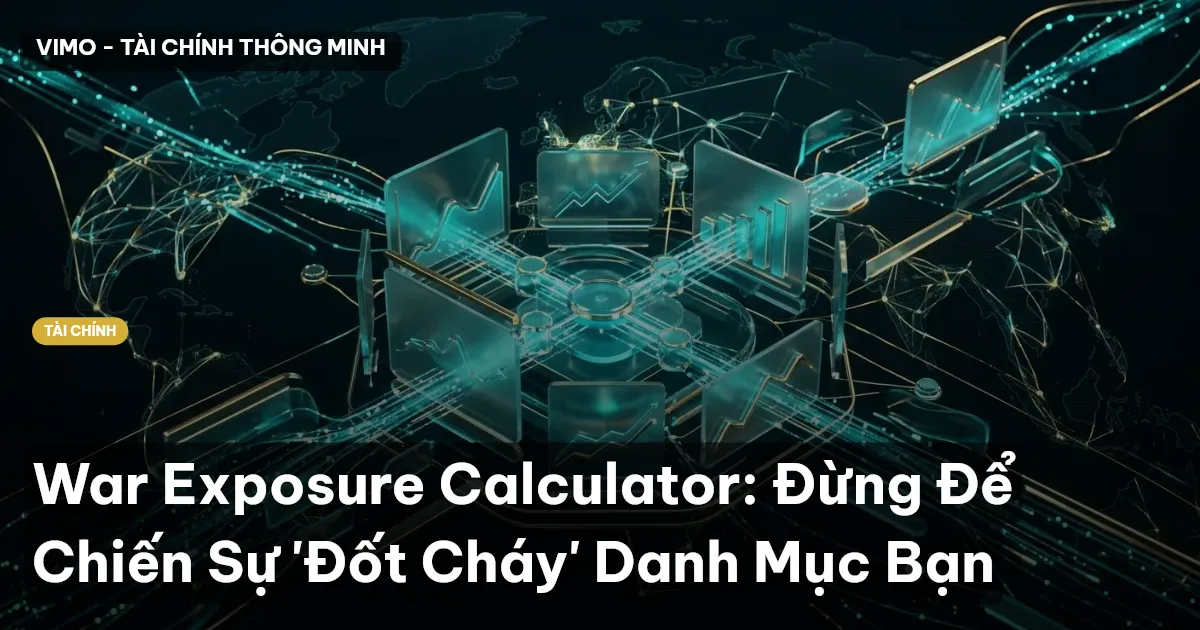 War Exposure Calculator: Đừng Để Chiến Sự 'Đốt Cháy' Danh Mục Bạn