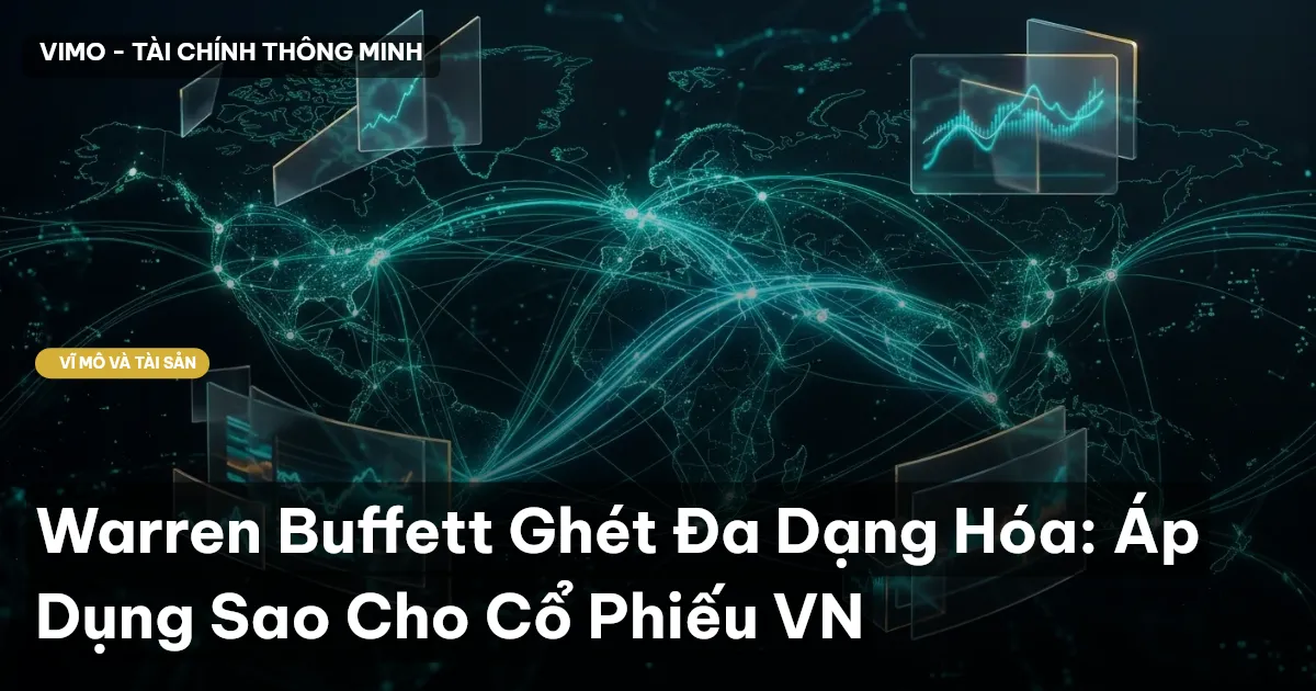 Warren Buffett Ghét Đa Dạng Hóa: Áp Dụng Sao Cho Cổ Phiếu VN