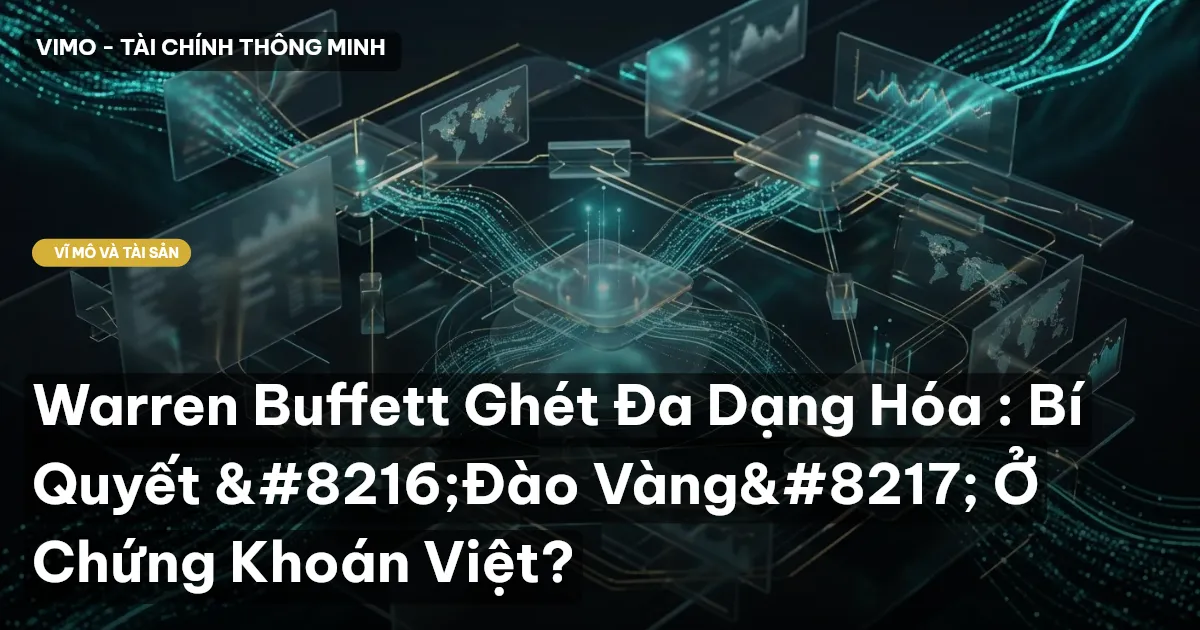Warren Buffett Ghét Đa Dạng Hóa : Bí Quyết ‘Đào Vàng’ Ở Chứng Khoán Việt?