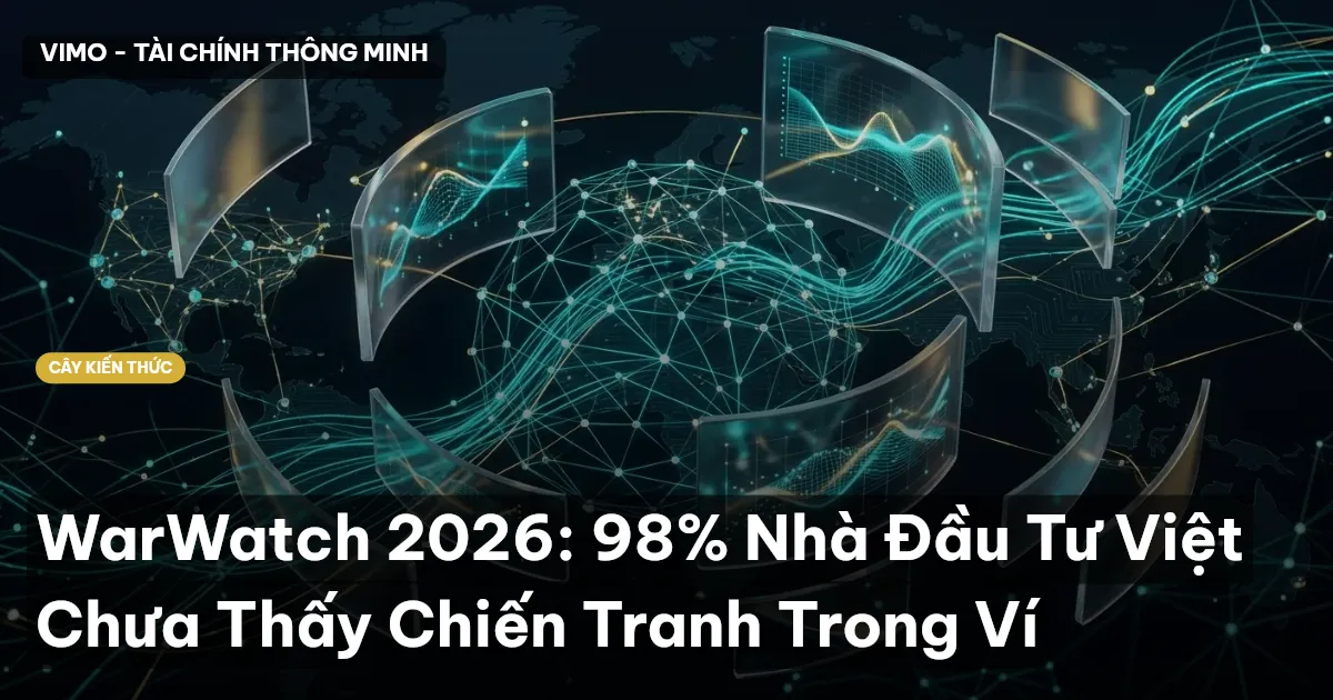 WarWatch 2026: 98% Nhà Đầu Tư Việt Chưa Thấy Chiến Tranh Trong Ví
