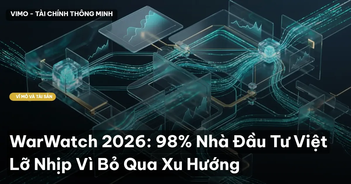 WarWatch 2026: 98% Nhà Đầu Tư Việt Lỡ Nhịp Vì Bỏ Qua Xu Hướng