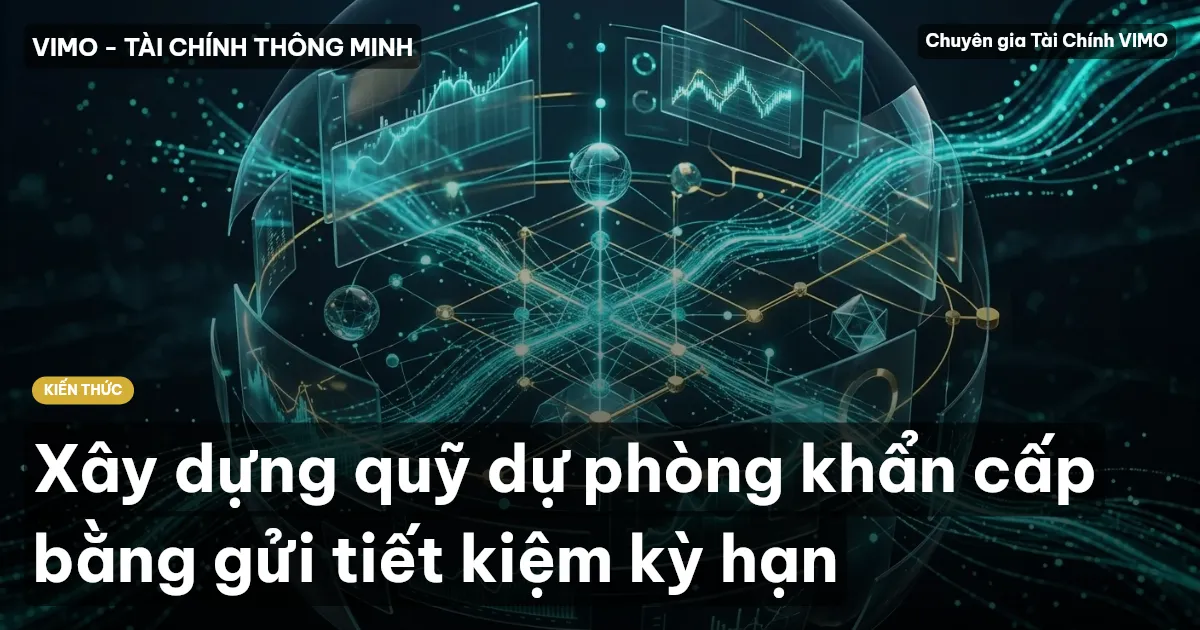 Xây dựng quỹ dự phòng khẩn cấp bằng gửi tiết kiệm kỳ hạn