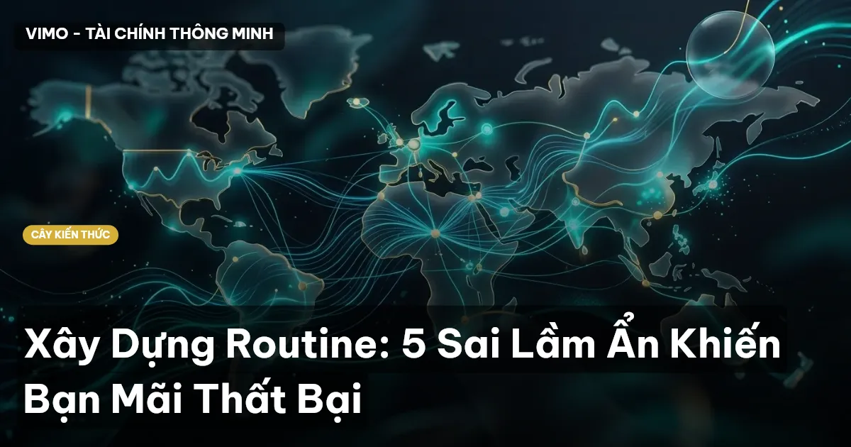 Xây Dựng Routine: 5 Sai Lầm Ẩn Khiến Bạn Mãi Thất Bại