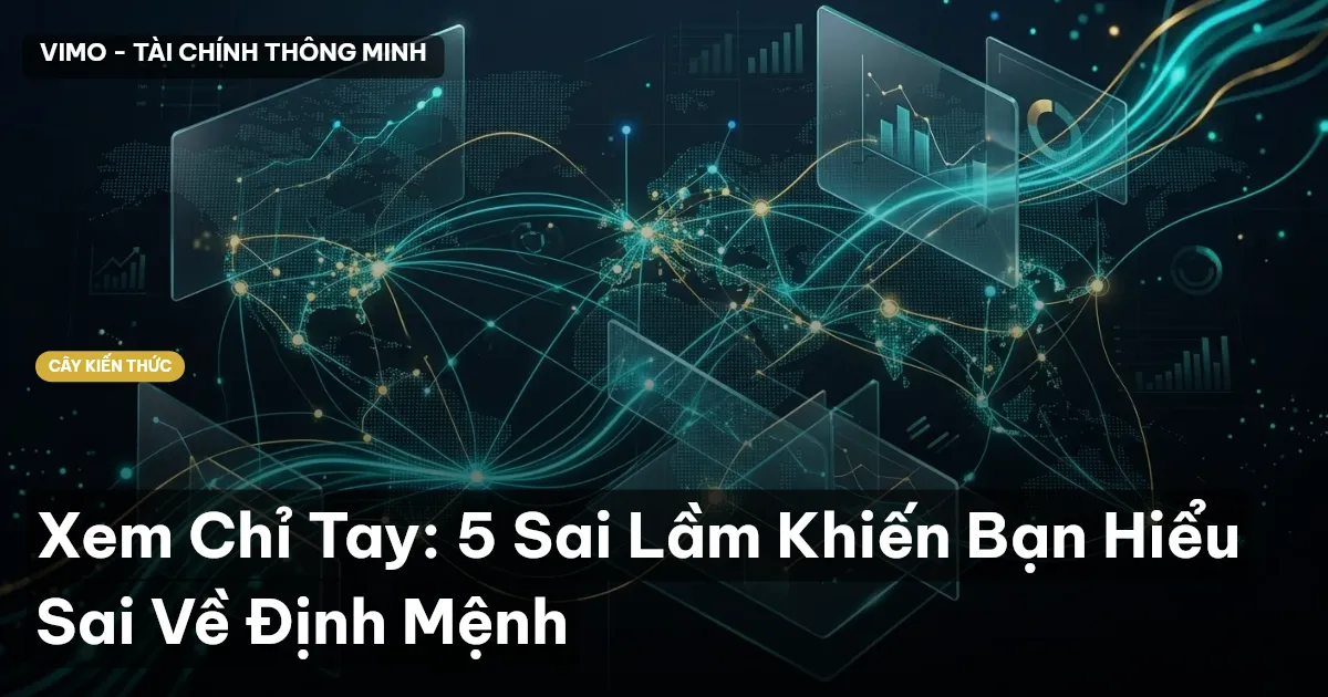 Xem Chỉ Tay: 5 Sai Lầm Khiến Bạn Hiểu Sai Về Định Mệnh